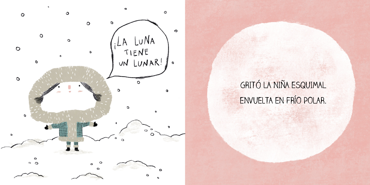 ¡La luna tiene un lunar!